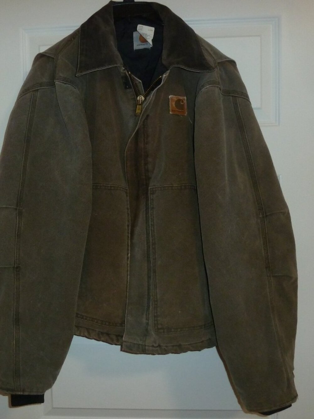 Vintage Carhartt J22 MOS Duck Canvas Jacket Men’s XL Moss Green Made In USA